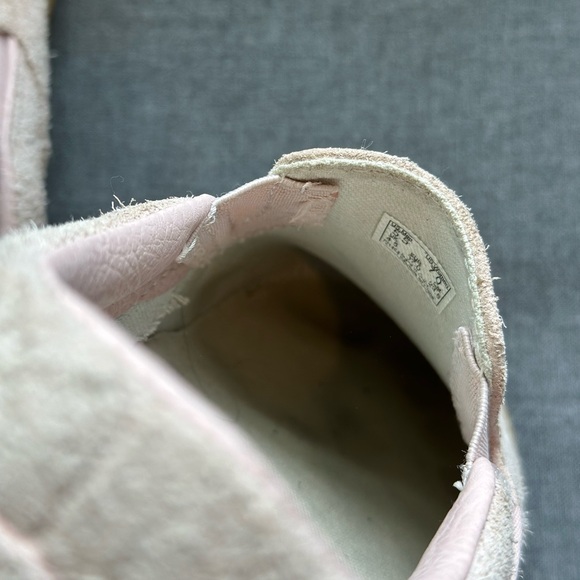 Vans Slip-ons Suede Pale Pink Wmn 7/ Men 5.5 - Picture 3 of 8